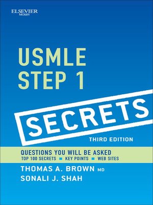 cover image of USMLE Step 1 Secrets E-Book